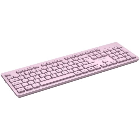 CANYON Klawiatura HKB-W01 UK/US AAA Bezprzewodowa Różowa