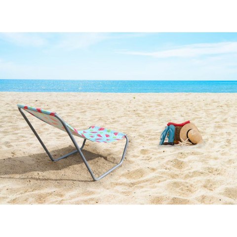 LEŻAK OGRODOWO PLAŻOWY SKŁADANY I TORBA FRUIT MELON
