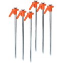 ŚLEDZIE DO NAMIOTU 21CM KPL 6SZT METAL PLASTIK REDCLIFFS