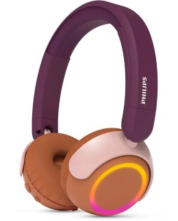 Słuchawki bezprzewodowe PHILIPS TAK4200MP (Fioletowo-brązowy)