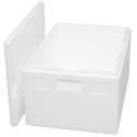 Termobox pudełko termiczne styropianowe z pokrywką atest PZH 685x485x365mm 80L