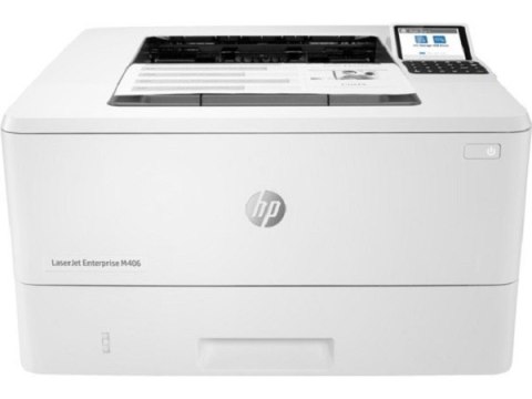Drukarka laserowa HP LaserJet Enterprise M406dn Enterprise (uszkodzone opakowanie) (1200 x 1200dpi /Biało-szary )