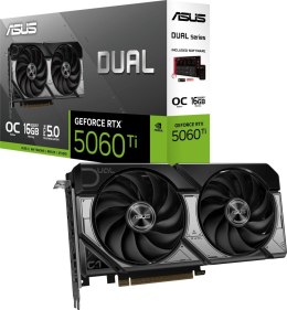 Karta graficzna ASUS DUAL RTX 5060 TI 16GB OC (90YV0MH0-M0NA00)