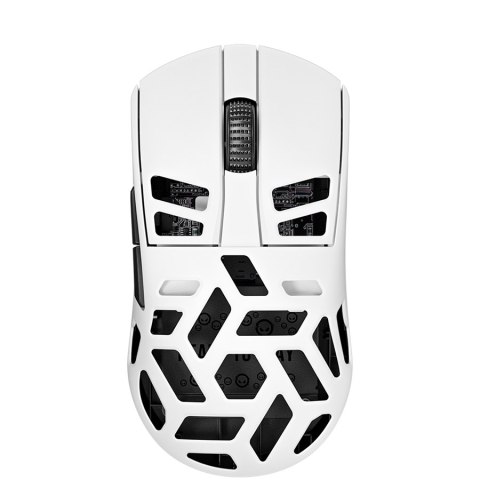 LORGAR Mysz Gamingowa MSE90W, Bezprzewodowa ze stopu magnezu, Biała