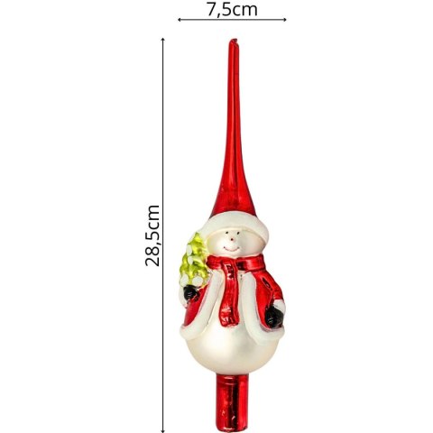 CZUBEK CHOINKOWY 28,5 CM BAŁWAN