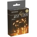 LAMPKI DRUCIKI NA BATERIE GIRLANDA 80 LED SUPER CIEPŁY BIAŁY