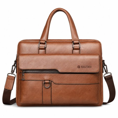 BALTAN Torba na laptopa Eco Classic do 15,6" brązowa