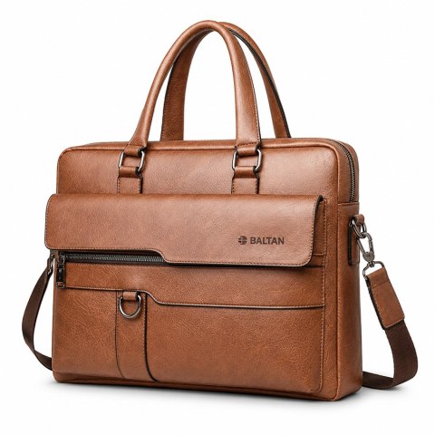 BALTAN Torba na laptopa Eco Classic do 15,6" brązowa