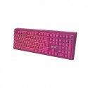 CANYON Klawiatura gamingowa Fortnax GKW-2 RGB Różowa