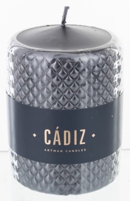 Pl Czerń Świeca Cadiz Duży Walec Fi9-Prom. ART-POL
