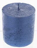 Pl Granat Świeca Rustic Metalic Walec Mały Fi9 ART-POL