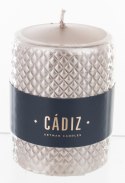 Pl Rose Gold Świeca Cadiz Duży Walec Fi9-Prom. ART-POL