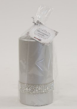 Pl Srebrny Swieca Crystal Opal Walec Śr. Fi7-Prom. ART-POL