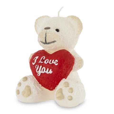 Pl Świeca Biała Figurka Teddy ART-POL