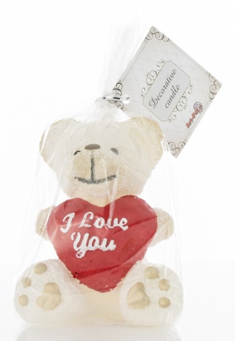 Pl Świeca Biała Figurka Teddy ART-POL