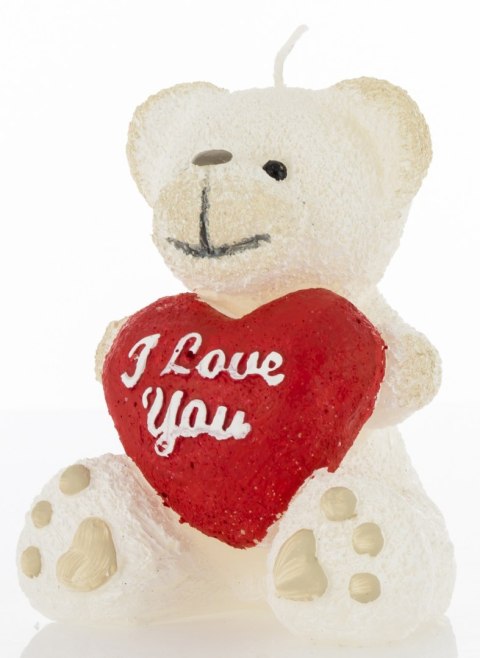 Pl Świeca Biała Figurka Teddy ART-POL