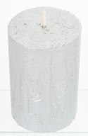Pl Świeca Rustic Satin Słupek 70/100 Srebrny ART-POL