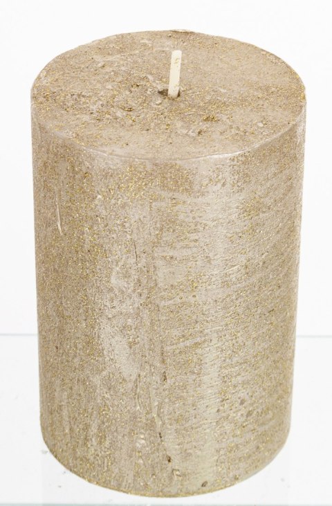 Pl Świeca Rustic Satin Słupek 70/100 Złoty ART-POL