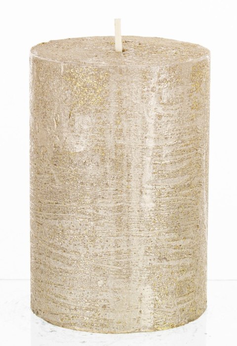 Pl Świeca Rustic Satin Słupek 70/100 Złoty ART-POL