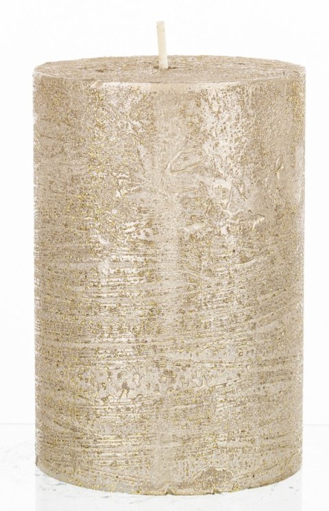 Pl Świeca Rustic Satin Słupek 70/100 Złoty ART-POL