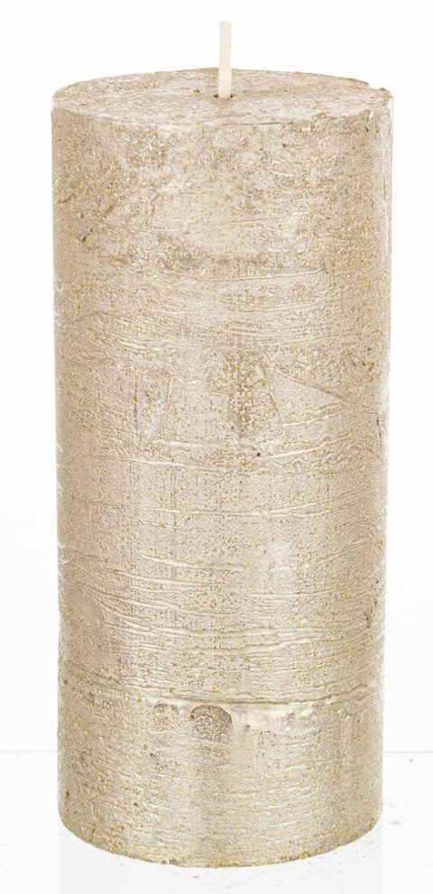 Pl Świeca Rustic Satin Słupek 70/150 Złoty ART-POL