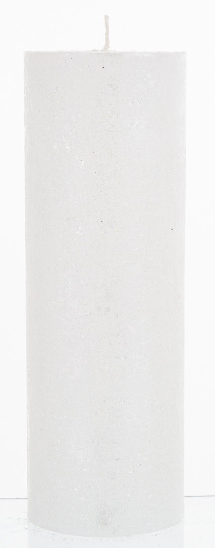 Pl Świeca Rustic Satin Słupek 70/200 Biały Perła ART-POL
