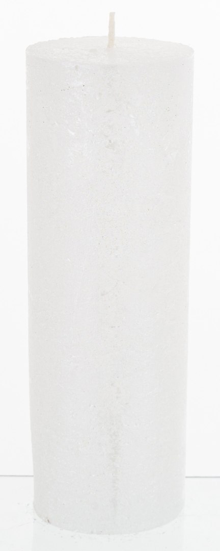 Pl Świeca Rustic Satin Słupek 70/200 Biały Perła ART-POL