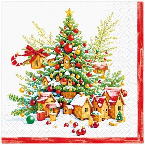 Pl Serwetki Festive Joy Tree ART-POL