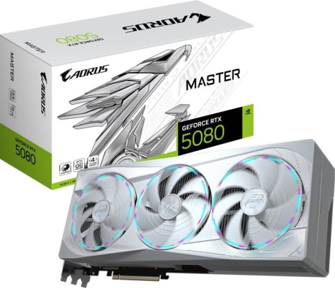 Karta graficzna AORUS GeForce RTX 5080 MASTER ICE 16GB