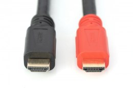 Kabel połączeniowy HDMI HighSpeed z Ethernetem ze wzmacniaczem 4K 30Hz UHD HDMI A/A M/M 15m