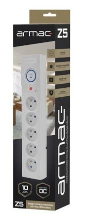 Listwa zasilająca Z5 5m 5x230V 10A Z5/50/SZ szara