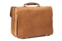 PROMO SET Torba biznesowaskórzana camel TC12+ etui EPD1 na laptop