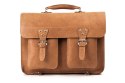 PROMO SET Torba biznesowaskórzana camel TC12+ etui EPD1 na laptop