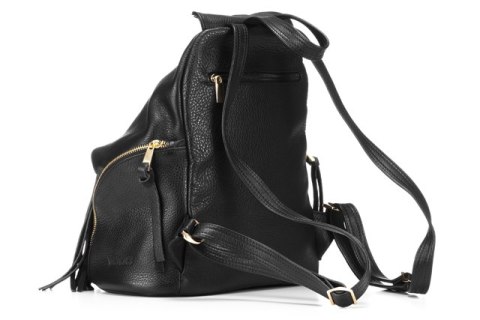 PROMO SET Plecak Let's Go Boho EP 17 Black + Portfel Skórzany Damski PPD3 Black