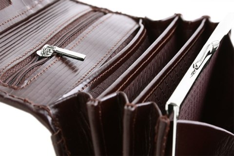 PROMO SET Plecak Let's Go Boho EP 17 Red + Portfel Skórzany Damski PPD3 Red