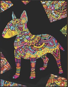 Kolorowanka Welwetowa A4 Bulterier