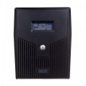 Zasilacz awaryjny UPS Line-Ineractive LCD, 2000VA/1200W, 2x12V/9Ah, AVR, 4xSCHUKO, USB, RS232, RJ45