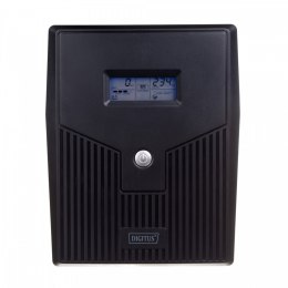 Zasilacz awaryjny UPS Line-Ineractive LCD, 2000VA/1200W, 2x12V/9Ah, AVR, 4xSCHUKO, USB, RS232, RJ45