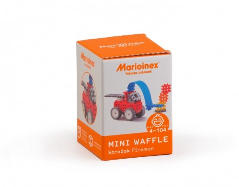 Klocki konstrukcyjne Mini Waffle Strażak Zestaw Mały