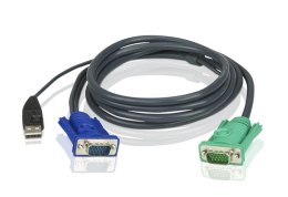 Kabel USB KVM z SPHD 3w1 2L-5205U