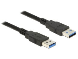 Kabel USB 3.0 5m AM-AM czarny