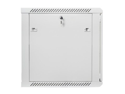 Szafa instalacyjna wisząca 19 cali 12U 600X600mm szara (drzwi szklane)