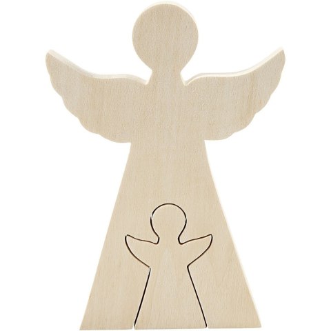 Aniołek 2w1 H: 20 i 8 cm sklejka
