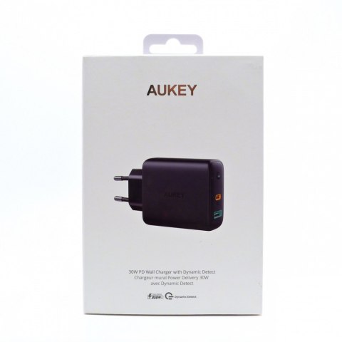 PA-D1 ładowarka sieciowa 2xUSB Power Delivery (1xUSB A+1xUSB C) 5.4A 30W Dynamic Detect