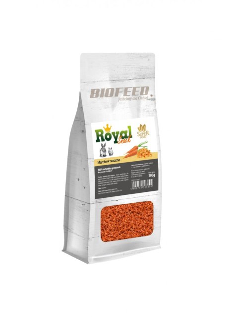 BIOFEED Royal Snack - marchew suszona 100g