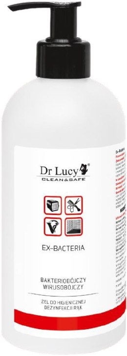 DR LUCY Nawilżający żel do czyszczenia i dezynfekcji skóry [EX-BACTERIA] 500ml