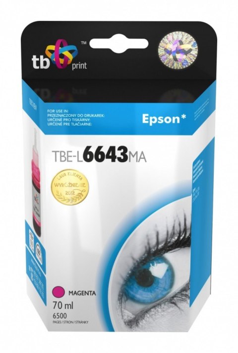 Tusz do Epson L100/110/200/210/3xx/550 TBE-L6643MA MA