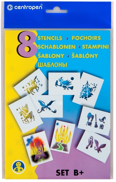 SZABLONY "B+" Stencils 9996 CENTROPEN