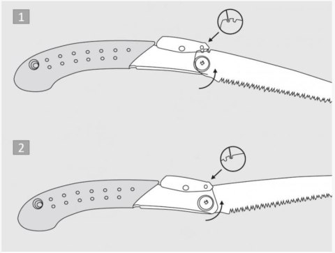 Piła Ręczna Składana Ostrze ze Stali 21cm