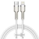 Kabel USB-C do Lightning Baseus Cafule, PD, 20W, 1m (biały)